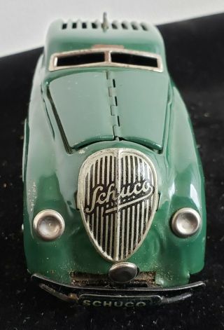 SCHUCO 6 inch,  Tin Wind Up Toy CAR,  Made in Germany,  orig Paint 2