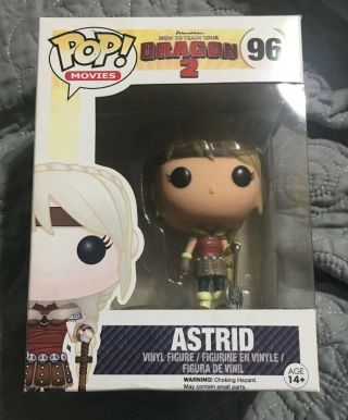 Dreamworks How To Train Your Dragon 2 Astrid Funko Pop Movies 96 Vaulted 2014
