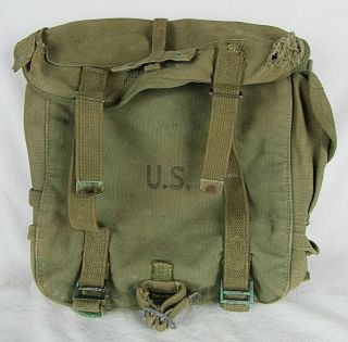 Wwii Us Army M - 1945 Combat Field Pack Hinson Mfg.  Co.  1945 Field Modified