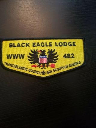 Black Eagle Oa Lodge 482 Pocket Flap Www Old Style Prior To Scouts Bsa