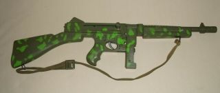 Vtg Mattel Tommy - Burst Toy Cap Machine Gun Guerilla Model Parts