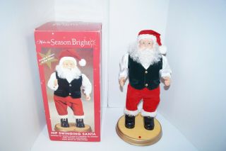 Hip Swinging Santa 18” Make The Season Bright Kohls Euc
