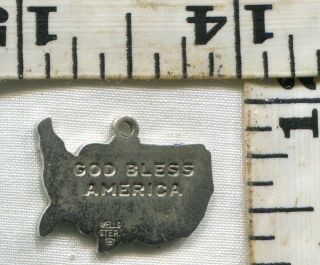 VINTAGE STERLING BRACELET CHARM 104588 THE HOLY GRAIL OF ENAMELED USA CHARMS $21 2