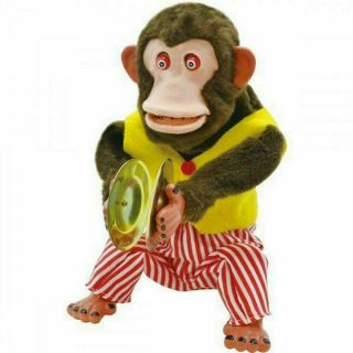 Yamani Musical Jolly Chimp Monkey Toy Story Naughtiness Cymbals Japan Rare