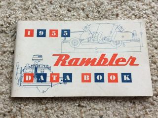 1955 Rambler Dealership Salesmans Data Book.