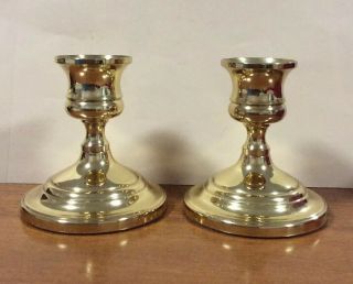 Baldwin Usa Brass Candle Holders/candlesticks - 3”,