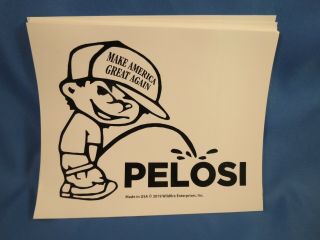 Of 20 Trump 2020 Make America Great Piss On Pelosi Stickers Nancy
