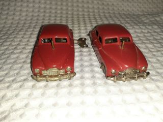 1945 - 1954 Occupied Japan - 2 REMOTE CONTROL CARS - 1 STEERING/KEY/PARTIAL BOX - 3