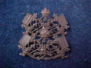 Orig Ww2 Officers Collar Badges " Rccs " Signal Corps " Scully Ltd "