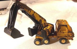 Tiny Tonka Excavator Backhoe,  Truck Very Well Played With Don 