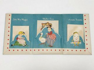 Vintage Mother Goose Little Notes for Boys & Girls Whitman Childrens Stationery 2