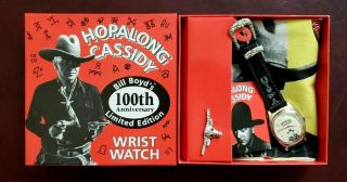 Hopalong Cassidy Bill Boyd 100th Anniversary Ltd Edition Wrist Watch
