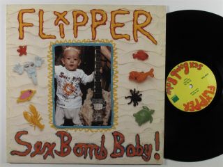 Flipper Sex Bomb Baby Subterranean Lp Vg,  W/booklet
