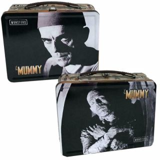 Universal Monsters The Mummy 8.  625 " X 6.  75 " X 4 " Tin Tote