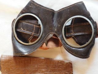 Authentic Ww2 Vintage Germany Dak Africa Corps Wehrmacht Goggles Without Glasses