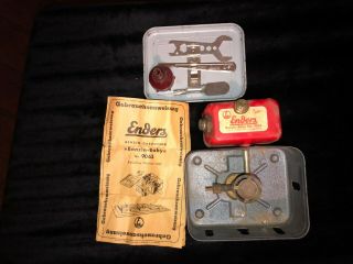 Vintage Enders Benzin Baby No.  9063 Petrol Gas Stove In A Box With Instructions