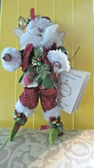 Mark Roberts Sugar And Spice Fairy Santa,  Box W Tag