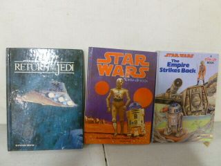 3 Star Wars Empire Strikes Back And Rotj Pop Up Books