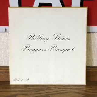 Stunning 1968 The Rolling Stones Beggars Banquet Ps 539 London Lp Vinyl Album Nm
