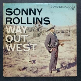 Sonny Rollins Way Out West Contemporary Lp C350 Dg Mono Orig