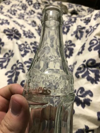 1928 Soda Water Bottle Property Of Coca - Cola Bottling Co Sayre Oklahoma 3