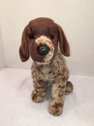Vguc - 16” Douglas Cuddle Toys German Speckled Shorthair Pointer Puppy Dog Brown