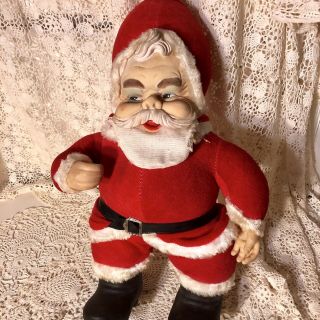 Vintage Rushton Santa Claus Rubber Face