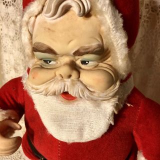 Vintage Rushton Santa Claus Rubber Face 3