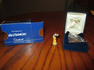 Vtg.  Olszewski Goebel Miniature Figurine " Snow White " W/box 168 - P -