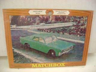 Matchbox Lesney Fred Bronner Puzzle 31 Lincoln
