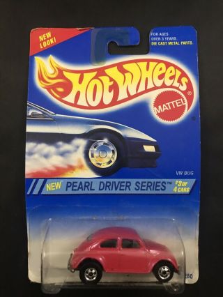 Hot Wheels 1994 Pearl Driver Series Pink Vw Bug