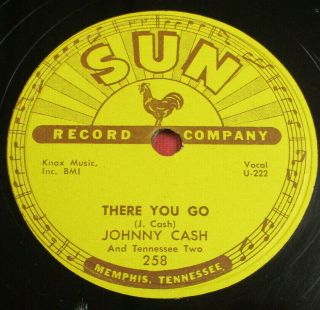 Johnny Cash 78 Rpm Sun 258 Country E,  /e