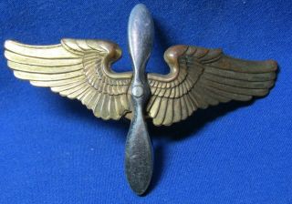 Wwii Army Air Forces Cadet 3 Inch Wings Badge