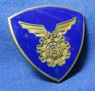 Wwii Sterling Army Air Forces Material Command Di Unit Crest Pin By Levelle