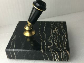 Vintage Parker Patent Applied For Marble Fountain Pen Base Holder