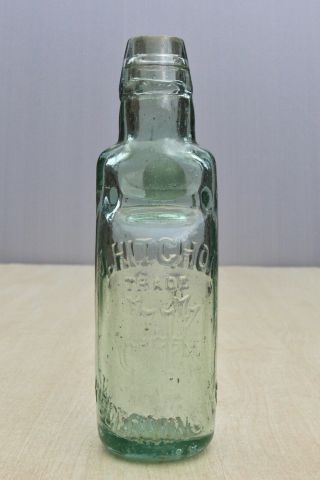 Vintage C1880s J Hitchon Kidderminster Worcestershire 6oz Bulb Neck Codd Bottle