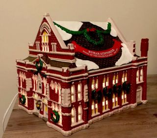 Dept 56 Snow Village Ryman Auditorium Home Of The Grand Ole Opry Christmas Bldg
