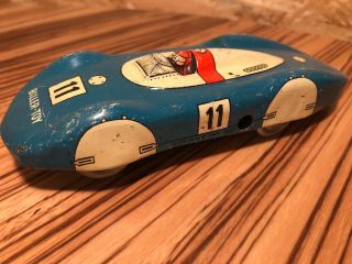 Us Zone Germany Biller Auto Union Tin Wind Up Toy Race Car 1940