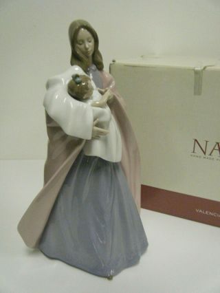 Lladro Nao A Mother’s Touch 1300 Large Handmade Porcelain Figurine