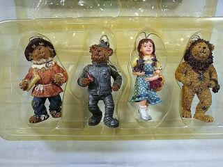 The Wonderful Wizard Of Oz Resin Christmas Tree Ornaments 2006 Boyds Bears