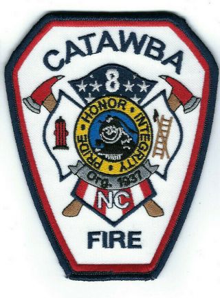 Rare Catawba (catawba County) Nc North Carolina Fire Dept.  8 Patch -