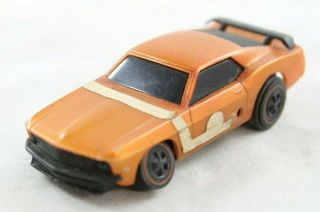 1969 Red Line Sizzler Hot Wheels Mustang Burnt Orange Pony Car Toy Street Racer
