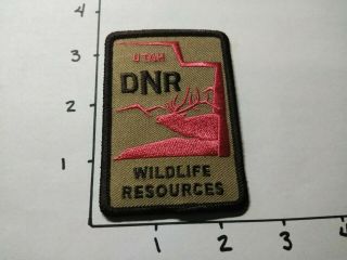Utah Department Of Natural Resources Game And Fish Patch Wildlife Resources