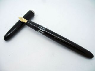 German Vintage Fountain Pen " Senator " With Piston Iridium Gold? Tip 60s Or Early