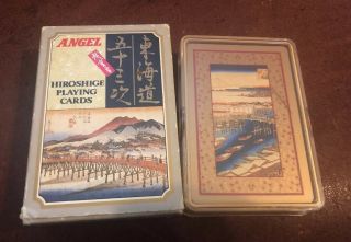 Stunning Vintage Angel Hiroshige Playing Cards Collector 