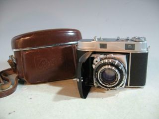 Vintage Kodak Retina Iic 35mm Rangefinder Camera W/case & Neck Strap 103