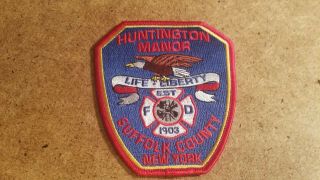 Huntington Manor Fire Department Suffolk County York Patch Long Island N Y