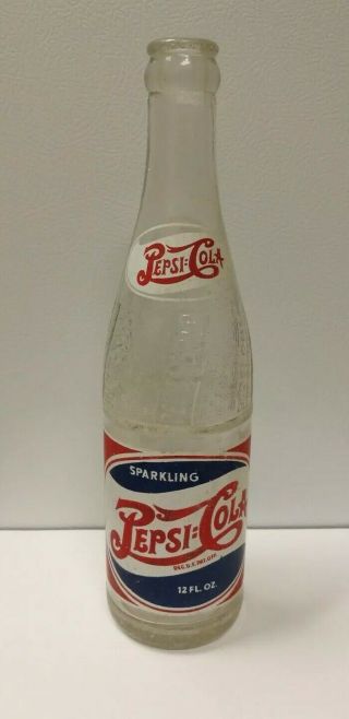Silk Screen Pepsi - Cola Bottle Red,  White,  & Blue Springfield,  Il