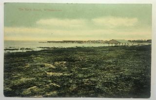 Vintage 1905 Colour Postcard Williamstown Beach History Melbourne Australian