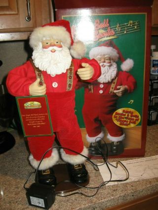 Retired “jingle Bell Rock” Santa Claus Edition 1 1998 Animated Hips Dancing